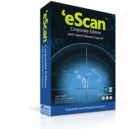 eScan Corporate Edition 26-50 users / 1 year (price for 1 license)