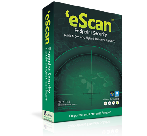 eScan End Point Security Hybrid 101-250 users / 1 year (price for 1 license)