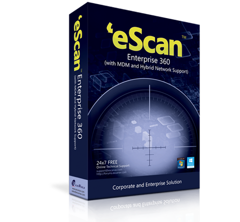 eScan Enterprise 360 251-500 users / 1 year (price for 1 license)