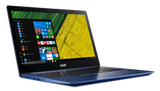 NB Acer Swift 3 SF314-52-311U/14.0" IPS Full HD 1920x1080 Corning® Gorilla® Glas /Intel® Core™ i3-7130U/1x4GB/256GB PCI-E SSD/ Intel HD Graphics 620/ Keyboard backlight/Finger Print/Windows 10/Мetallic body (Anodizing) Stellar Blue