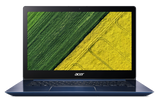 NB Acer Swift 3 SF314-52-32N5/14.0" IPS Full HD 1920x1080 Corning® Gorilla® Glas /Intel® Core™ i3-7130U/1x4GB/128GB PCI-E SSD/ Intel HD Graphics 620/ Keyboard backlight/Finger Print/ Windows10/ Мetallic body (Anodizing)/ Stellar Blue