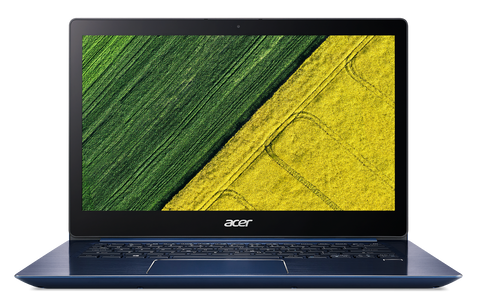 NB Acer Swift 3 SF314-52-32N5/14.0" IPS Full HD 1920x1080 Corning® Gorilla® Glas /Intel® Core™ i3-7130U/1x4GB/128GB PCI-E SSD/ Intel HD Graphics 620/ Keyboard backlight/Finger Print/ Windows10/ Мetallic body (Anodizing)/ Stellar Blue
