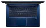NB Acer Swift 3 SF314-52-32N5/14.0" IPS Full HD 1920x1080 Corning® Gorilla® Glas /Intel® Core™ i3-7130U/1x4GB/128GB PCI-E SSD/ Intel HD Graphics 620/ Keyboard backlight/Finger Print/ Windows10/ Мetallic body (Anodizing)/ Stellar Blue