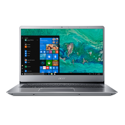 NB Acer Swift 3 SF314-54-53NL/14.0" IPS Full HD 1920x1080 Matte/Intel® Core™ i5-8250U/8GB(2x4GB)DDR4/ 256GB PCI-E SSD/Intel HD Graphics 620/ Keyboard backlight/Finger Print/Windows 10/Мetallic body (Anodizing) Sparkly Silver