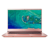 NB Acer Swift 3 SF314-54-57PK/14.0" IPS Full HD 1920x1080 Matte/Intel® Core™ i5-8250U/8GB(2x4GB)DDR4/256GB PCI-E SSD/Intel HD Graphics 620/ Keyboard backlight/Finger Print/Windows 10/Мetallic body (Anodizing) Sakura Pink