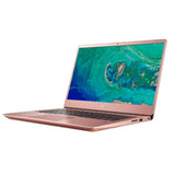 NB Acer Swift 3 SF314-54-57PK/14.0" IPS Full HD 1920x1080 Matte/Intel® Core™ i5-8250U/8GB(2x4GB)DDR4/256GB PCI-E SSD/Intel HD Graphics 620/ Keyboard backlight/Finger Print/Windows 10/Мetallic body (Anodizing) Sakura Pink
