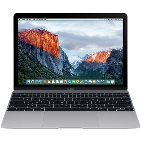 Преносим компютър Apple MacBook 12" Retina/DC M3 1.2GHz/8GB/256GB/Intel HD Graphics 615/Space Grey - BUL KB