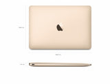 Преносим компютър Apple MacBook 12" Retina/DC i5 1.3GHz/8GB/512GB/Intel HD Graphics 615/Gold - BUL KB