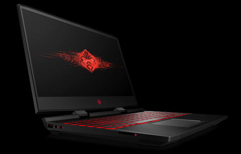 HP OMEN  Intel Core i7-8750H hexa ( 2.20 GHz up to  4.10 GHz 6 cores 9 MB Cache) hexa 16GB DDR4 2DM 2400 MHz 1TB 7200RPM + 512GB PCIe | Nvidia GeForce GTX 1060 6GB G-SYNC | 17.3 FHD Antiglare flat IPS 120Hz FreeDOS  Shadow black - Thunderbolt 2 years