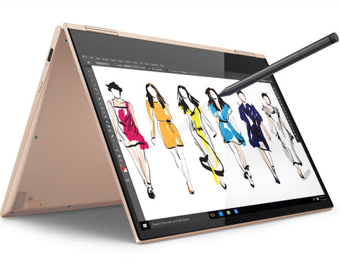 Lenovo Yoga 730 13.3" FullHD IPS Antiglare Touch i7-8550U up to 4.0GHz QuadCore, 8GB DDR4, 256GB SSD m.2, Backlit KBD, Fingerprint Reader, USB-C, WiFi, BT, HD cam, Copper, Win 10 + Active Pen