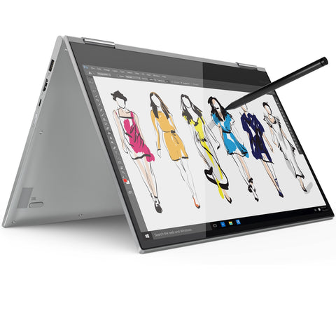 Lenovo Yoga 730 15.6 FullHD IPS Antiglare Touch i5-8250U up to 3.4GHz Quad Core, GTX 1050 2GB, 8GB DDR4, 256GB SSD m.2, Backlit KBD, Fingerprint Reader, USB-C, WiFi, BT, HD cam, Platinum, Win 10 + Active Pen