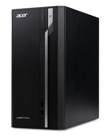 PROMO BUNDLE (PC+MON_V226) PC ACER Veriton ES2710G (16L)/ Intel Pentium G4560 / 3.50GHz, 3MB /Integrated Intel HD Graphics/ 1x Number of PCIe x16 slot(s)/1x4GB DDR4/1TB/Gigabit LAN/ DVD+RW /PSU 220W/Keyboard & Mouse USB/FREE DOS BLACK