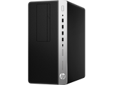 HP ProDesk  600 MT G3, Intel® Core™ i5-7500 with Intel HD Graphics 630 (3.4 GHz, up to 3.8 GHz with Intel Turbo Boost, 6 MB cache, 4 cores), 4 GB DDR4-2400 SDRAM (1 x 4 GB), 500 GB 7200 rpm SATA, TPM 2.0, SD 4 card reader, USB 3.1, RG-45, VGA,DP,Win Pro