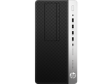 HP ProDesk  600 MT G3, Intel® Core™ i5-7500 with Intel HD Graphics 630 (3.4 GHz, up to 3.8 GHz with Intel Turbo Boost, 6 MB cache, 4 cores), 4 GB DDR4-2400 SDRAM (1 x 4 GB), 500 GB 7200 rpm SATA, TPM 2.0, SD 4 card reader, USB 3.1, RG-45, VGA,DP,Win Pro