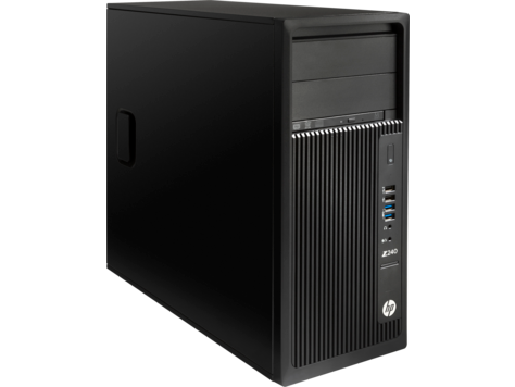 HP Z240 Workstation Intel® Xeon® E3-1230 v6 (3.5 GHz base frequency, up to 3.9 GHz with Intel® Turbo Boost Technology, 8 MB cache, 4 cores) 8 GB DDR4-2400 non-ECC SDRAM (1 x 8 GB) 1 TB 7200 rpm SATA NVIDIA® Quadro® P400 (2 GB GDDR5 dedicated) DVD/RW Win