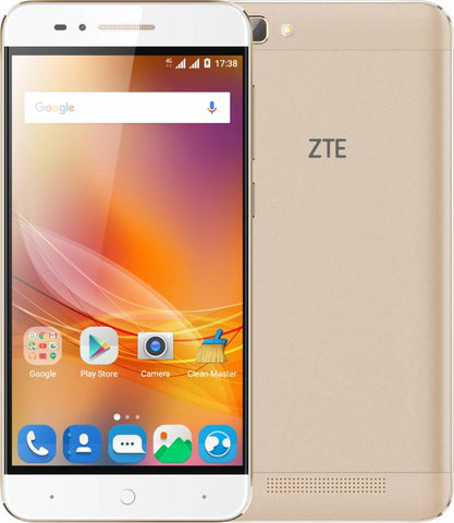 Smartphone ZTE Blade А610 LTE Dual SIM 5.0" IPS HD (1280 x 720) / Cortex-A53 Quad-Core 1.3GHz / 16GB Memory / 2GB RAM / Camera 8.0 MP+Flash & AF/5MP / Bluetooth 4.0 / WiFi 802.11 b/g/n / GPS / Battery Li-Ion 4000 mAh / Android 6.0 / Gold