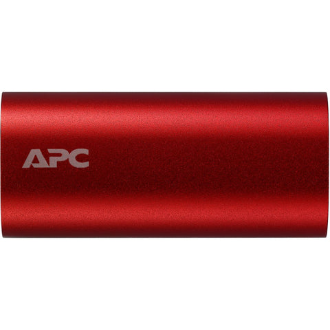 APC Mobile Power Pack, 3000mAh Li-ion cylinder, Red