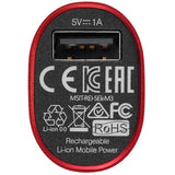 APC Mobile Power Pack, 3000mAh Li-ion cylinder, Red