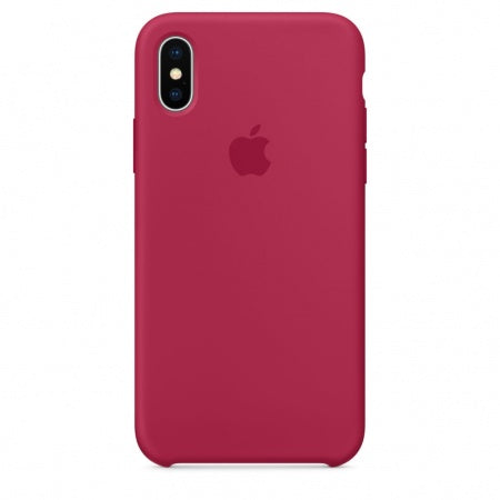 Apple iPhone X Silicone Case - Rose Red