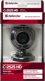 Defender Уеб-камера C-2525HD 2 MP, с бутон за снимки и вграден микрофон