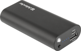 Defender Power bank Lavita 5000 Li-Ion, 5000 mAh, 1 x USB, 5V/1A, Charge level indicator & Flash light, Black