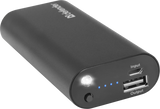 Defender Power bank Lavita 5000 Li-Ion, 5000 mAh, 1 x USB, 5V/1A, Charge level indicator & Flash light, Black