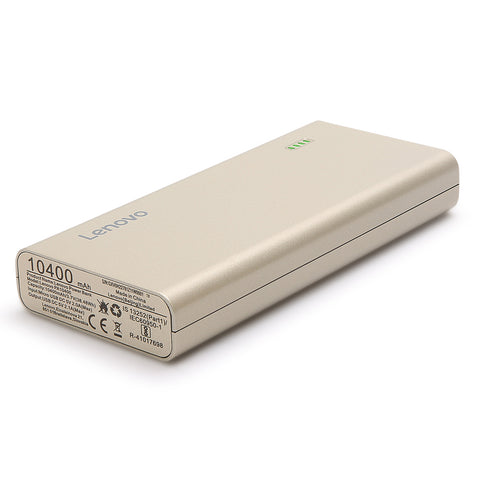 Lenovo Power Bank PA10400, 10400mAh, 2 x USB 5V/2.1A, Gold