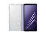 Samsung Galaxy A8 (2018), Neon Flip Cover, Orchid Gray