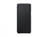 Samsung Galaxy J6 (2018), Flip Wallet Cover, Black