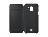 Samsung Galaxy J6 (2018), Flip Wallet Cover, Black