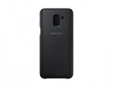 Samsung Galaxy J6 (2018), Flip Wallet Cover, Black