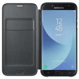 Samsung Galaxy J7 (2017), Wallet Cover, Black