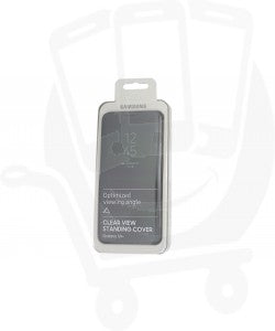 Samsung Galaxy S9 +, Clear View Standing Cover, Black