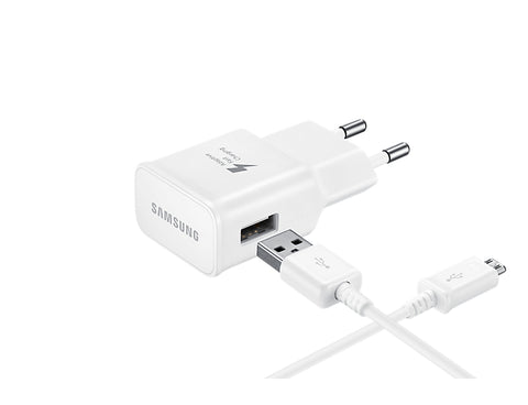 Samsung Adaptive Fast Charging Travel Adapter Inbox TA, (AFC + 5pin DLC), White
