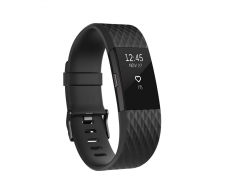 Fitbit Charge 2 Black Gunmetal - Large