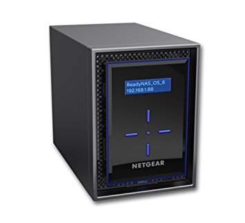 Сторидж Netgear ReadyNAS 422 (2 BAY DISKLESS), DC Atom C3338, 2GB RAM, 2 x Gigabit ports, 3 x USB, 1 x eSATA