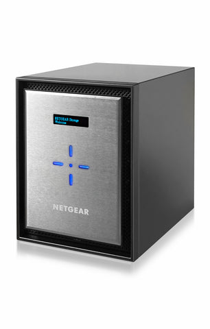 Сторидж Netgear ReadyNAS 526 (6 BAY DISKLESS), DC Pentium 2.2GHz, 4GB RAM, 2 x 10GBase-T, 3 x USB 3.0, 1 x eSATA