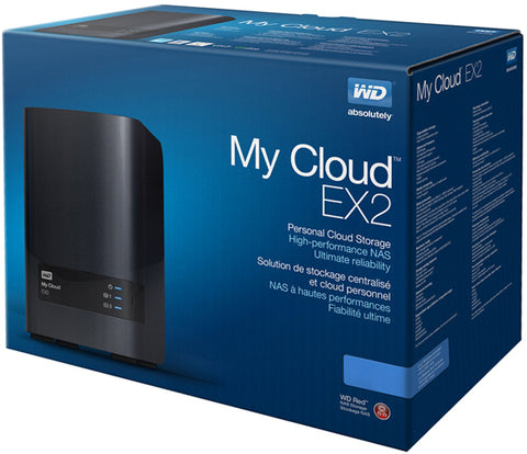 HDD 0TB LAN 1000Mbps NAS MyCloud EX2 ULTRA 2-bay Gigabit + 2 x USB 3.0