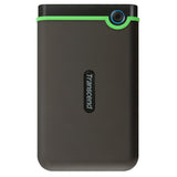 Твърд диск Transcend 1TB StoreJet 25M3G USB 3.1, 2.5" Rubber Case, Anti-Shock, Iron  Gray (Slim)