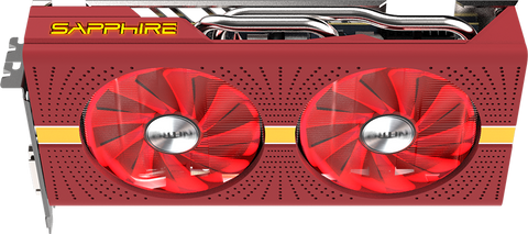 Цветен капак и охладител Sapphire NITRO GEAR COOLER SHROUD & BACKPLATE (RED) LITE, Supported Models: Sapphire NITRO+ RX 580/570 Series