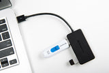 USB 3.0 4-портов хъб Transcend USB 3.0, 4-Port HUB, Ultra slim and portable, Black