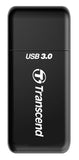 Четец за флаш карта Transcend USB 3.0 SD/microSD Single-Lun Card Reader, Black