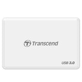 Четец за флаш карта Transcend USB 3.0 All-in-1 Multi Card Reader for SD/SDHC/SDXC/MS/CF Cards, White
