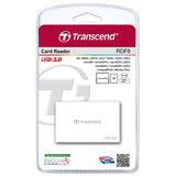 Четец за флаш карта Transcend USB 3.0 All-in-1 Multi Card Reader for SD/SDHC/SDXC/MS/CF Cards, White