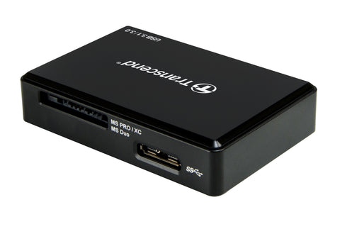 Четец за флаш карта Transcend USB 3.1/3.0 UHS-II, All-in-1 Multi Card Reader, Black