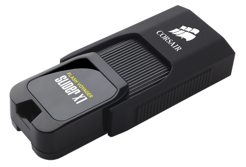 Флаш памет Corsair Voyager Slider X1 USB 3.0 128GB, Capless Design, Read 130MBs, Plug and Play
