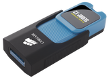 Флаш памет Corsair Voyager Slider X2 USB 3.0 32GB, Blue Housing, Read 200MBs - Write 90MBs, Capless Design, Plug and Play