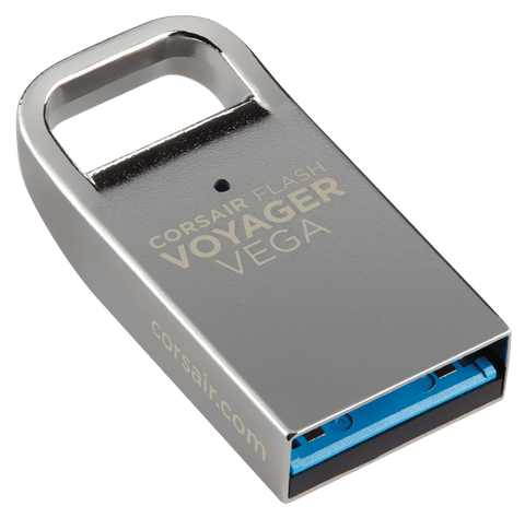 Флаш памет Corsair Voyager Vega USB 3.0 64GB, Ultra-Compact Low Profile USB Flash Drive, Zinc Alloy Housing, Plug and Play