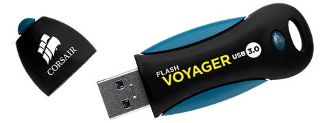 Флаш памет Corsair Voyager 3.0 16GB USB 3.0, read-write: 200MBs, 25MBs