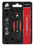 Флаш памет Corsair Voyager GT USB 3.0 64GB, Read 390MBs - Write 80MBs, Plug and Play